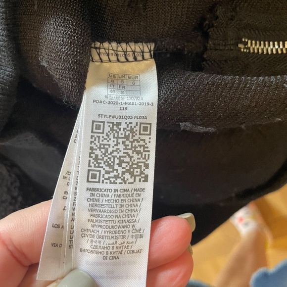 GUESS Men's 1/4 zip pullover fleece SMALL side zip Retro - Picture 4 of 5